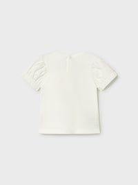 Camiseta manga curta Crú-bloss (Salmão)  para Bebé Menina - Mayoral