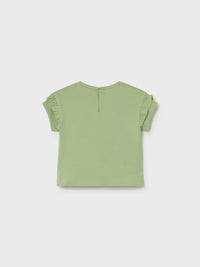 Camiseta m/cta gráfica Basil (Verde seco)  para Bebé Menina - Mayoral
