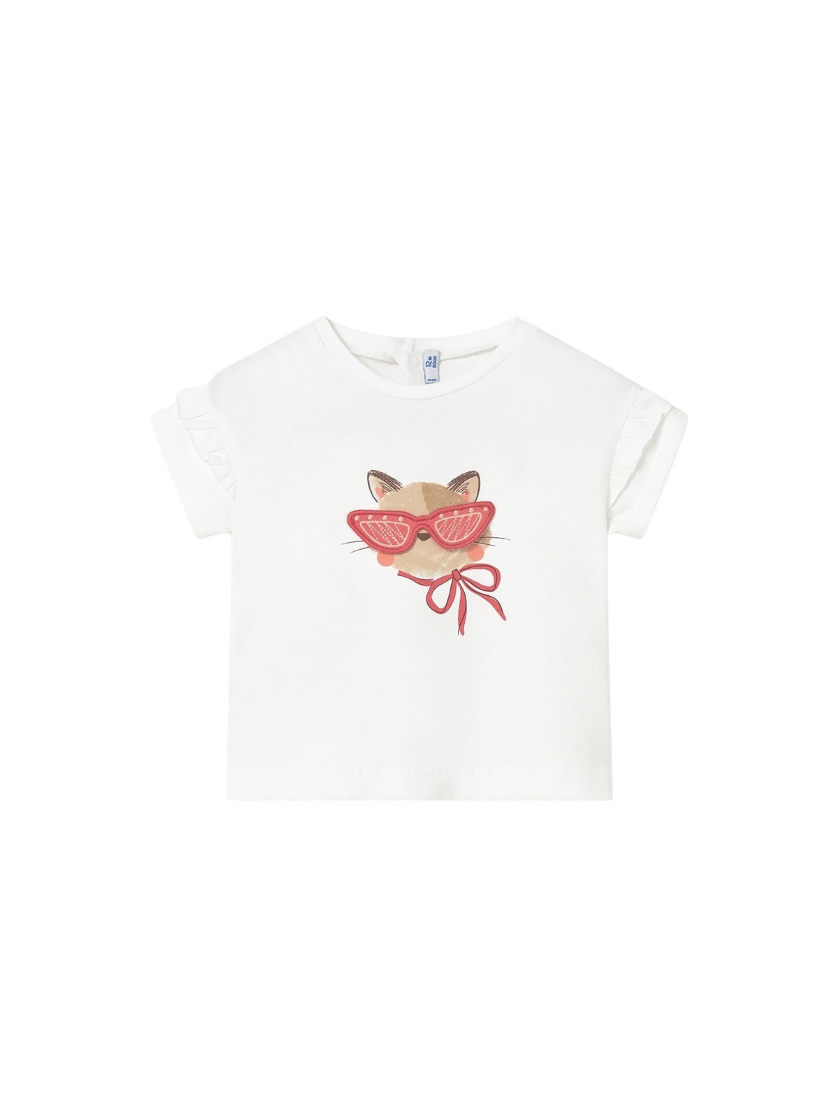 Camiseta m/cta gráfica Branco (Branco)  para Bebé Menina - Mayoral