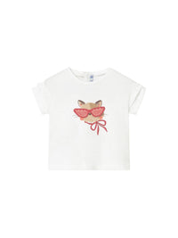 Camiseta m/cta gráfica Branco (Branco)  para Bebé Menina - Mayoral