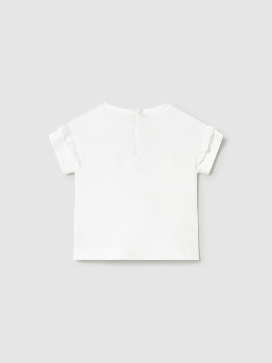 Camiseta m/cta gráfica Branco (Branco)  para Bebé Menina - Mayoral