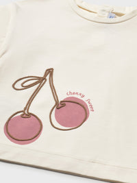 Camisola Osso-blus (Creme / Pérola)  para Bebé Menina - Mayoral