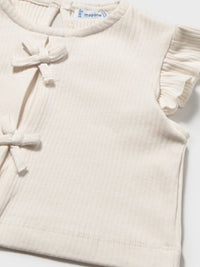 Top Osso (Creme / Pérola)  para Bebé Menina - Mayoral