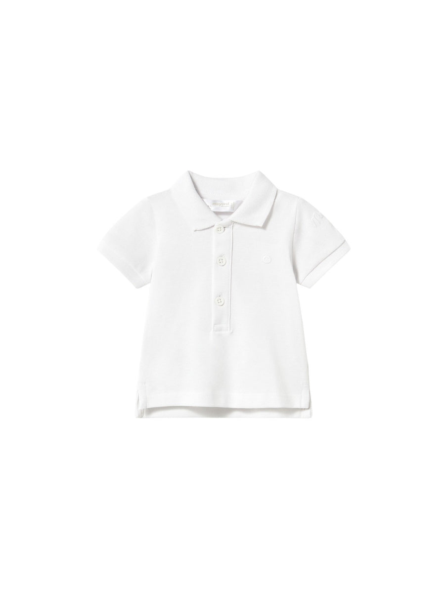 Polo m/curta granito Branco (Branco)  para Bebé Menino - Mayoral