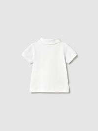 Polo m/curta granito Branco (Branco)  para Bebé Menino - Mayoral