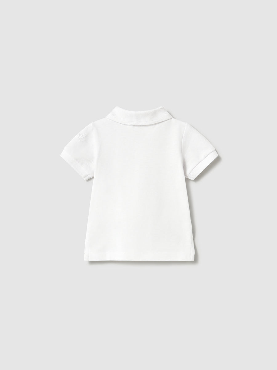Polo m/curta granito Branco (Branco)  para Bebé Menino - Mayoral