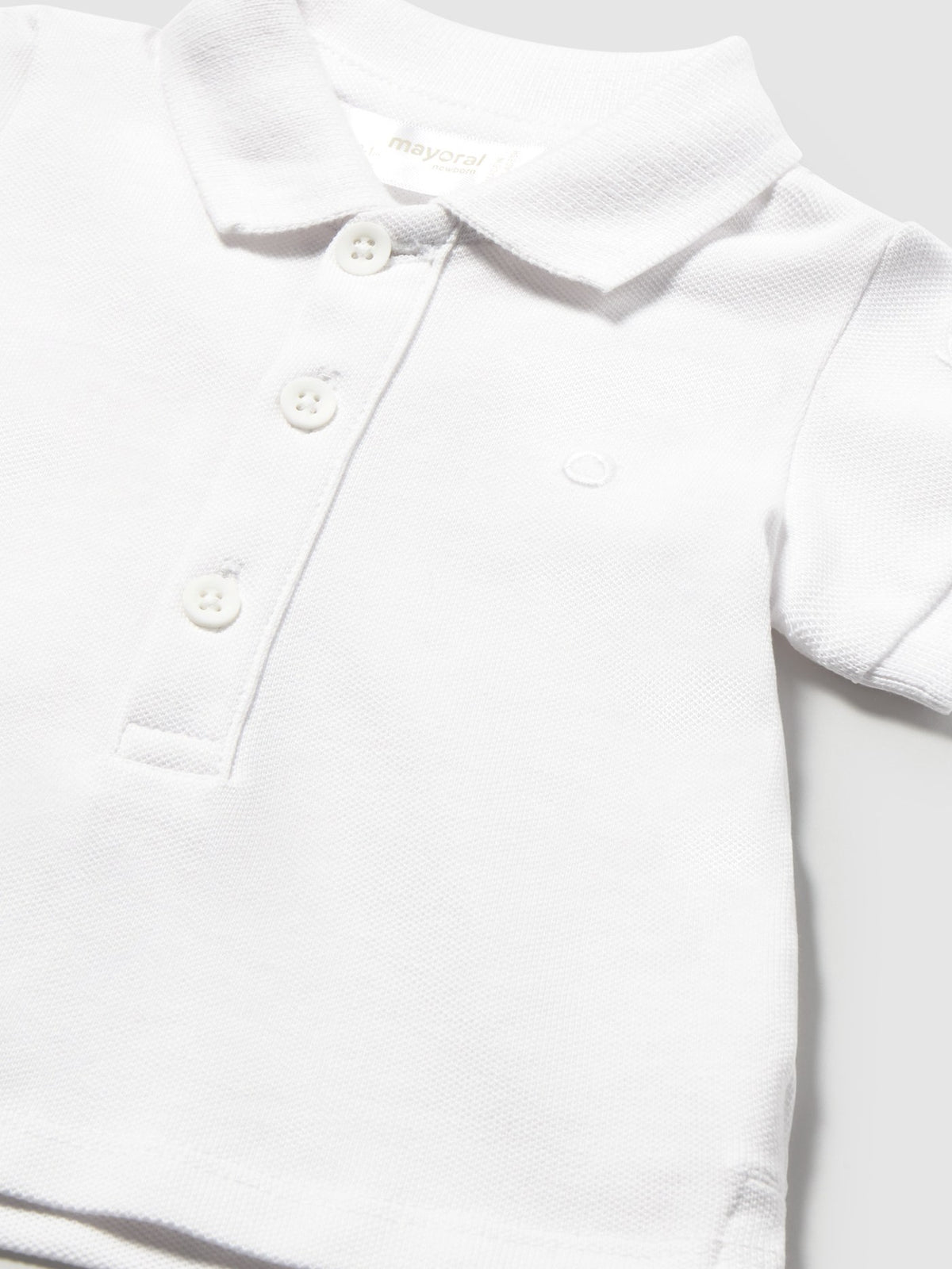 Polo m/curta granito Branco (Branco)  para Bebé Menino - Mayoral
