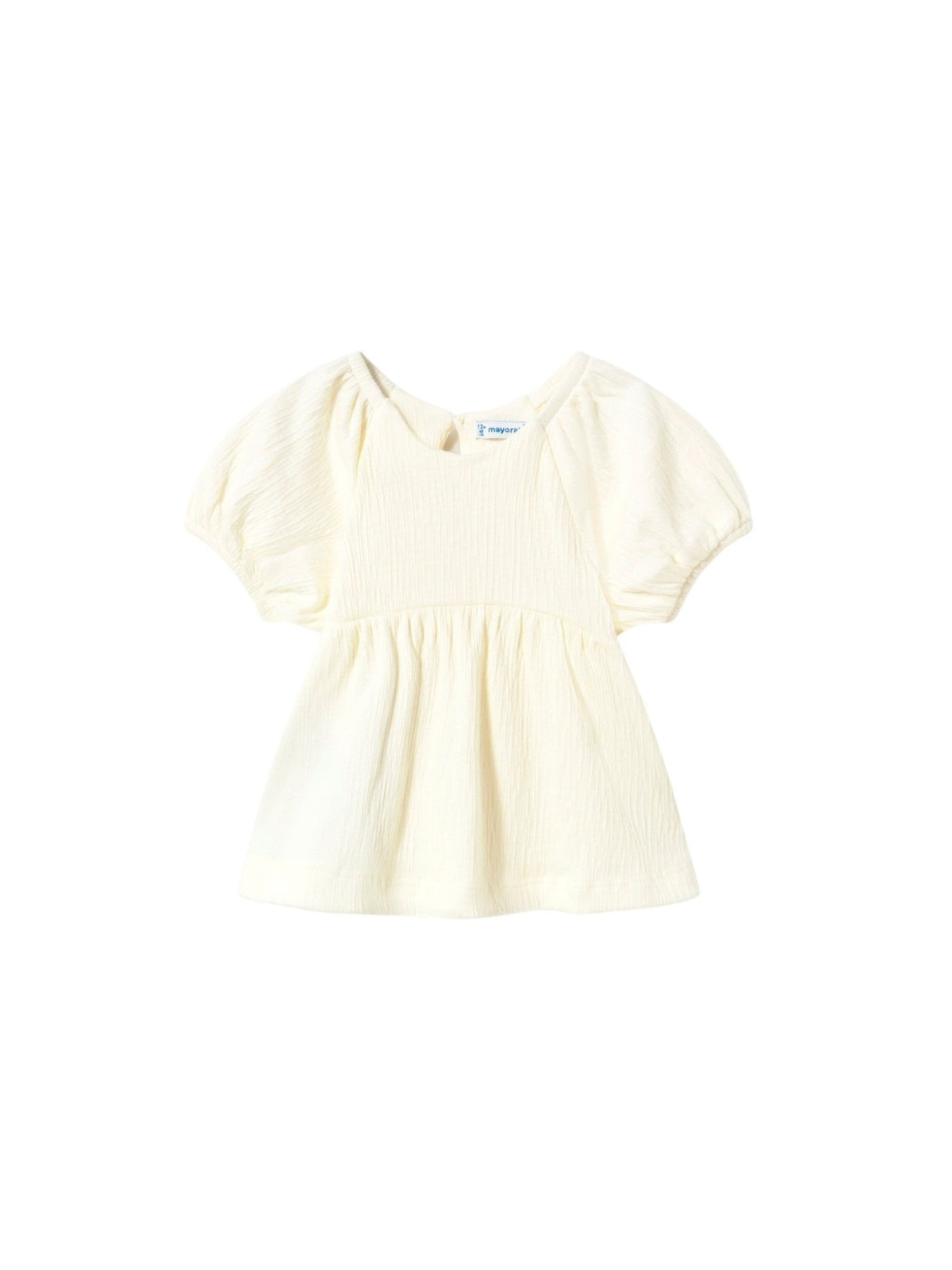 Blusa ponto bambola Crú (Creme / Pérola)  para Bebé Menina - Mayoral