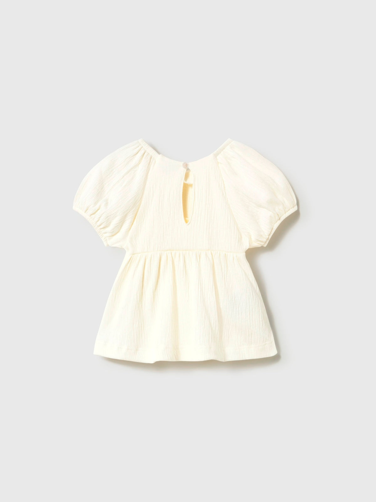 Blusa ponto bambola Crú (Creme / Pérola)  para Bebé Menina - Mayoral