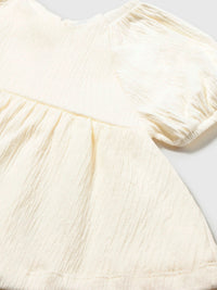 Blusa ponto bambola Crú (Creme / Pérola)  para Bebé Menina - Mayoral