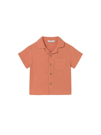 Camisa m/c bambula Argila (Salmão)  para Bebé Menino - Mayoral