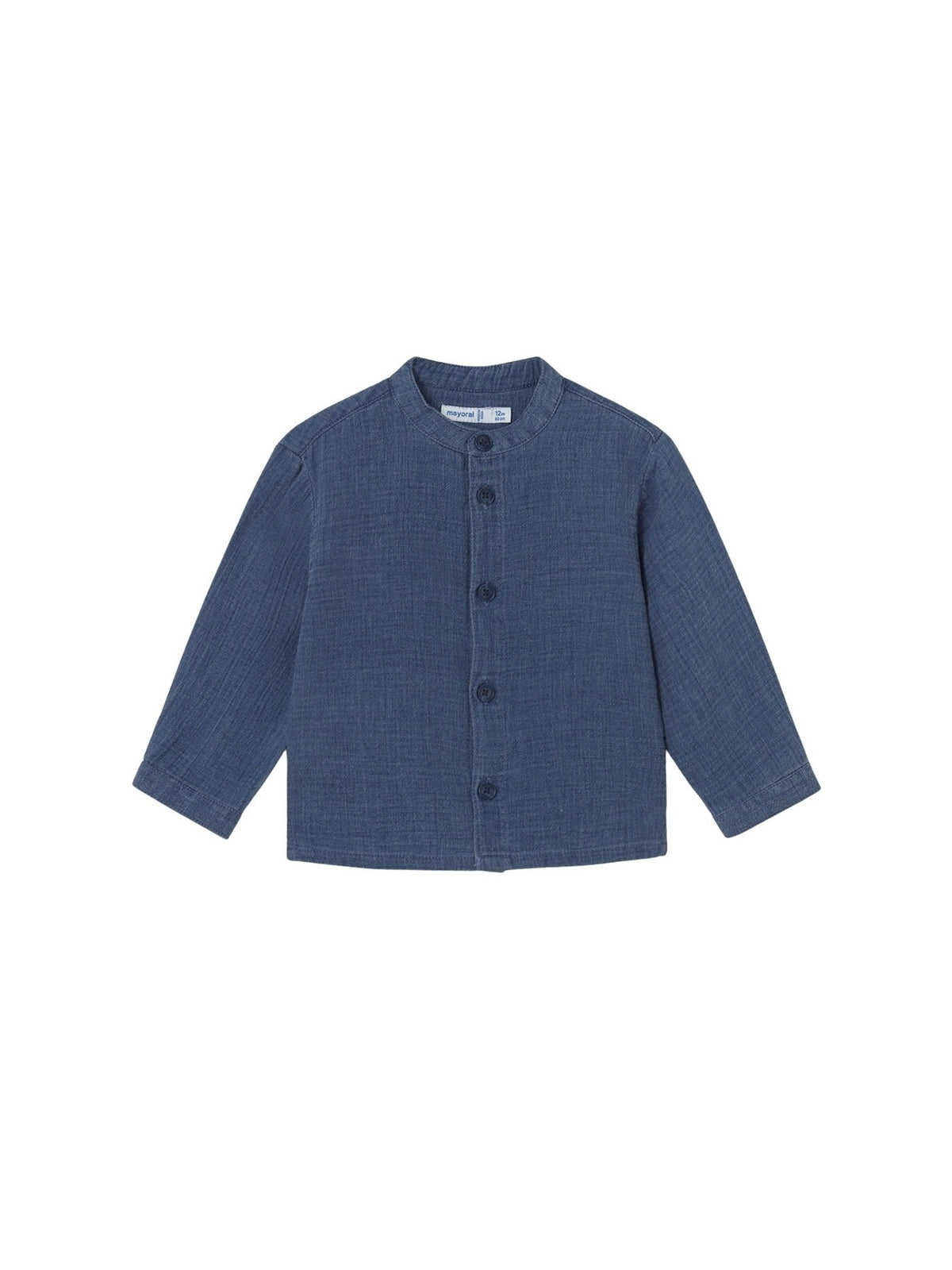 Camisa m/comp.bambula Oceano (Azul)  para Bebé Menino - Mayoral