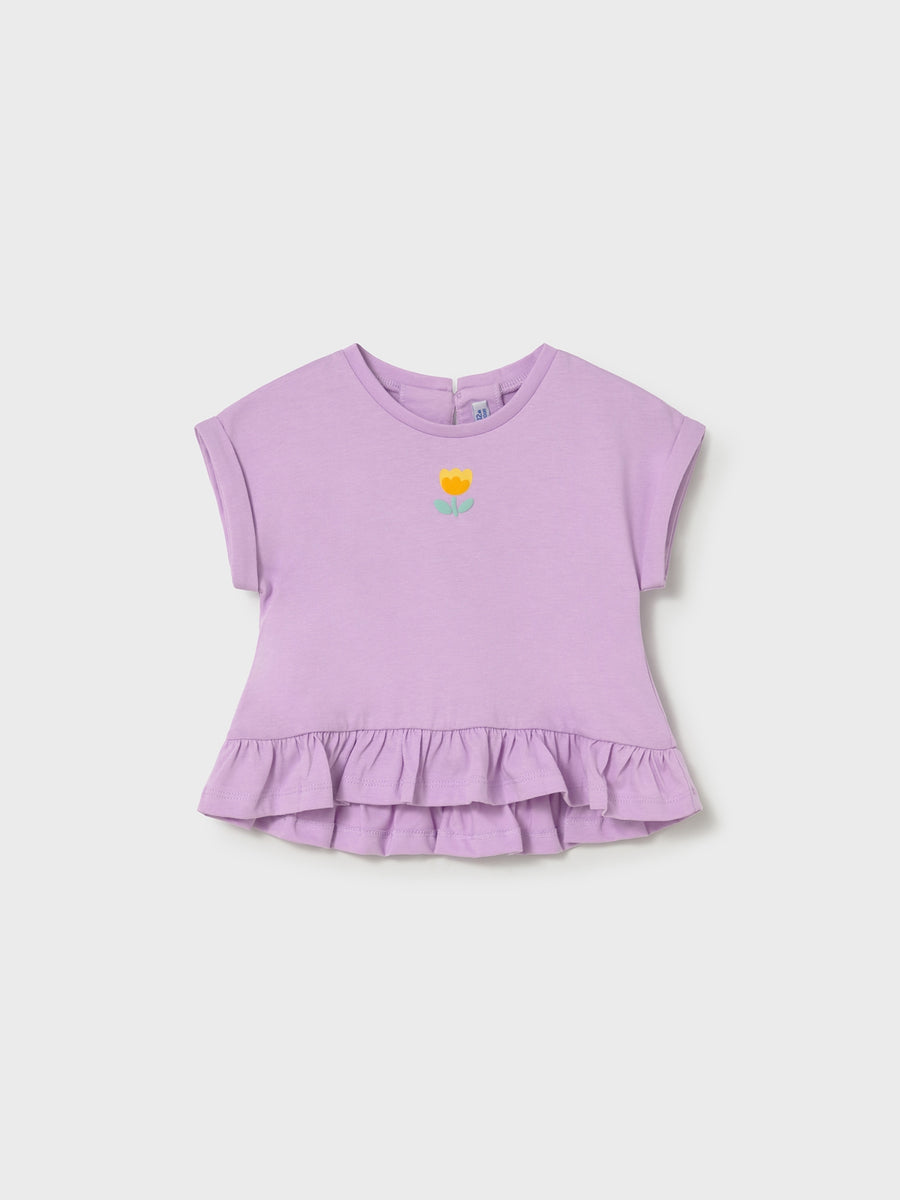 Conj.short 3 peças Lilac (Lilás)  para Bebé Menina - Mayoral