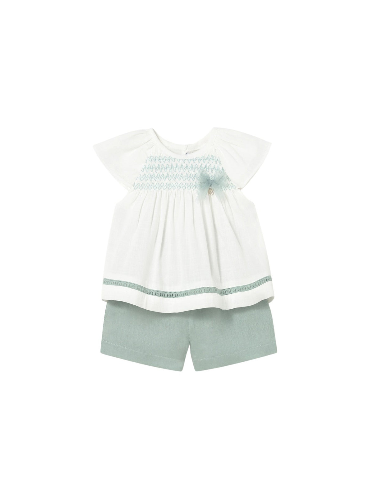 Conj. bermuda Lago (Verde seco)  para Bebé Menina - Mayoral