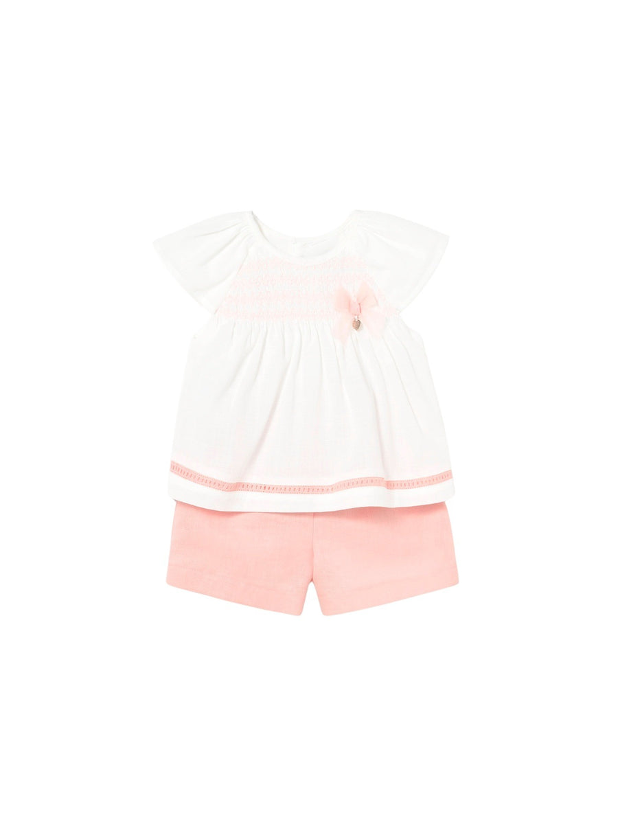 Conj. bermuda Blossom (Rosa)  para Bebé Menina - Mayoral