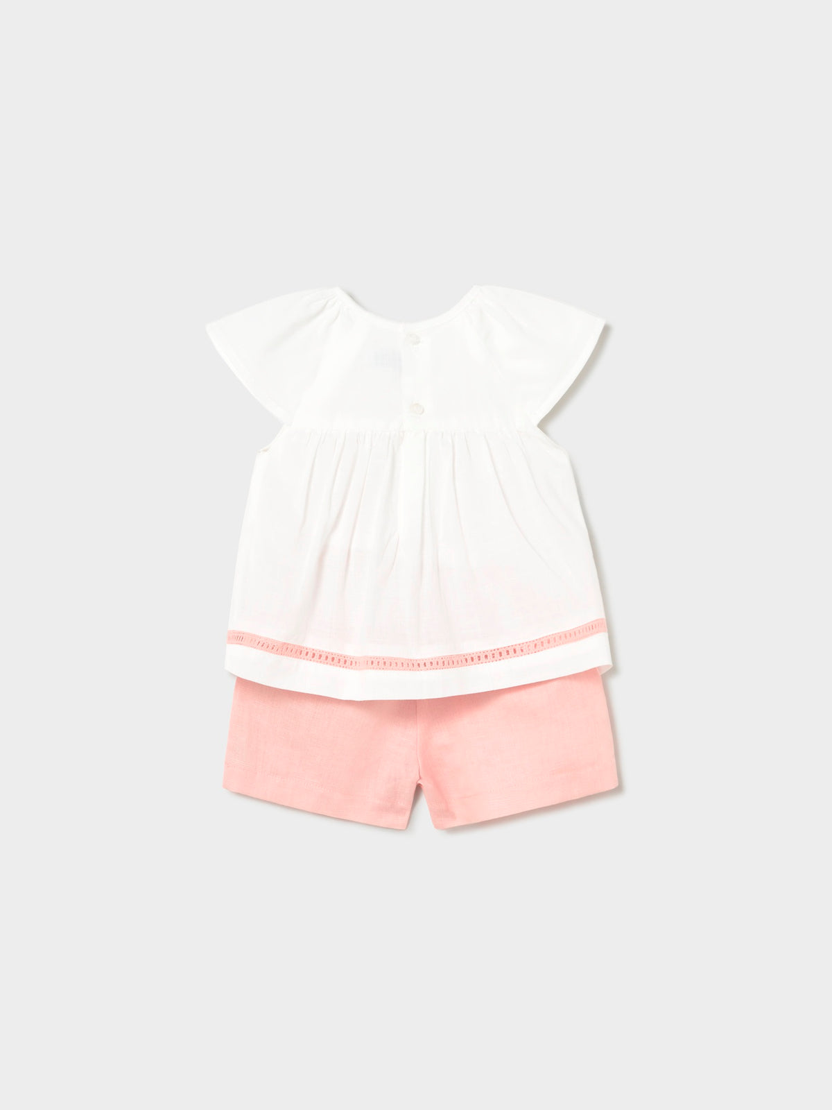 Conj. bermuda Blossom (Rosa)  para Bebé Menina - Mayoral
