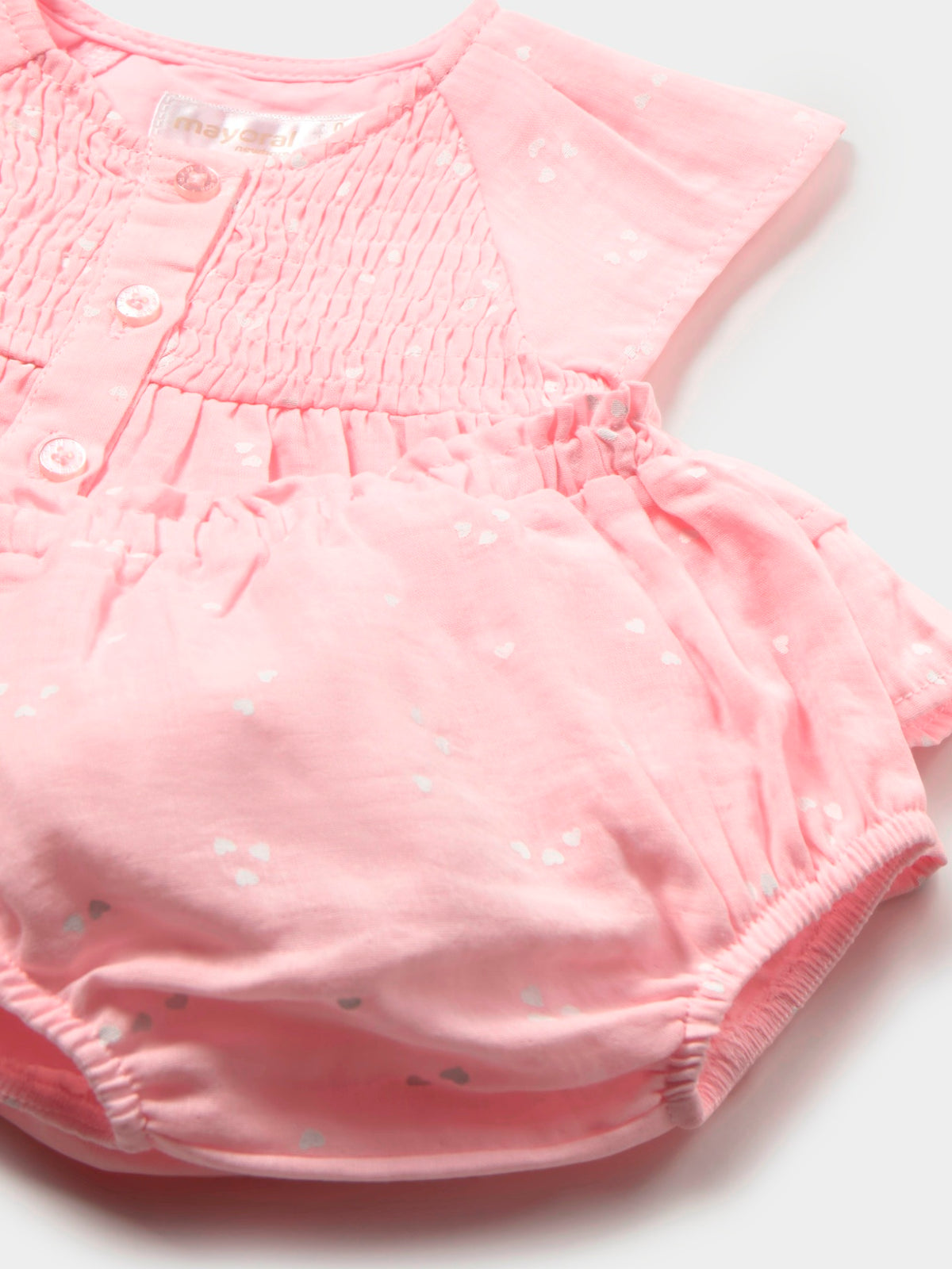 Conj. short gasa Rosa baby (Rosa Bébé)  para Bebé Menina - Mayoral