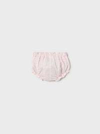 Conj. 3 peças tricô Quartzo (Rosa Bébé)  para Bebé Menina - Mayoral