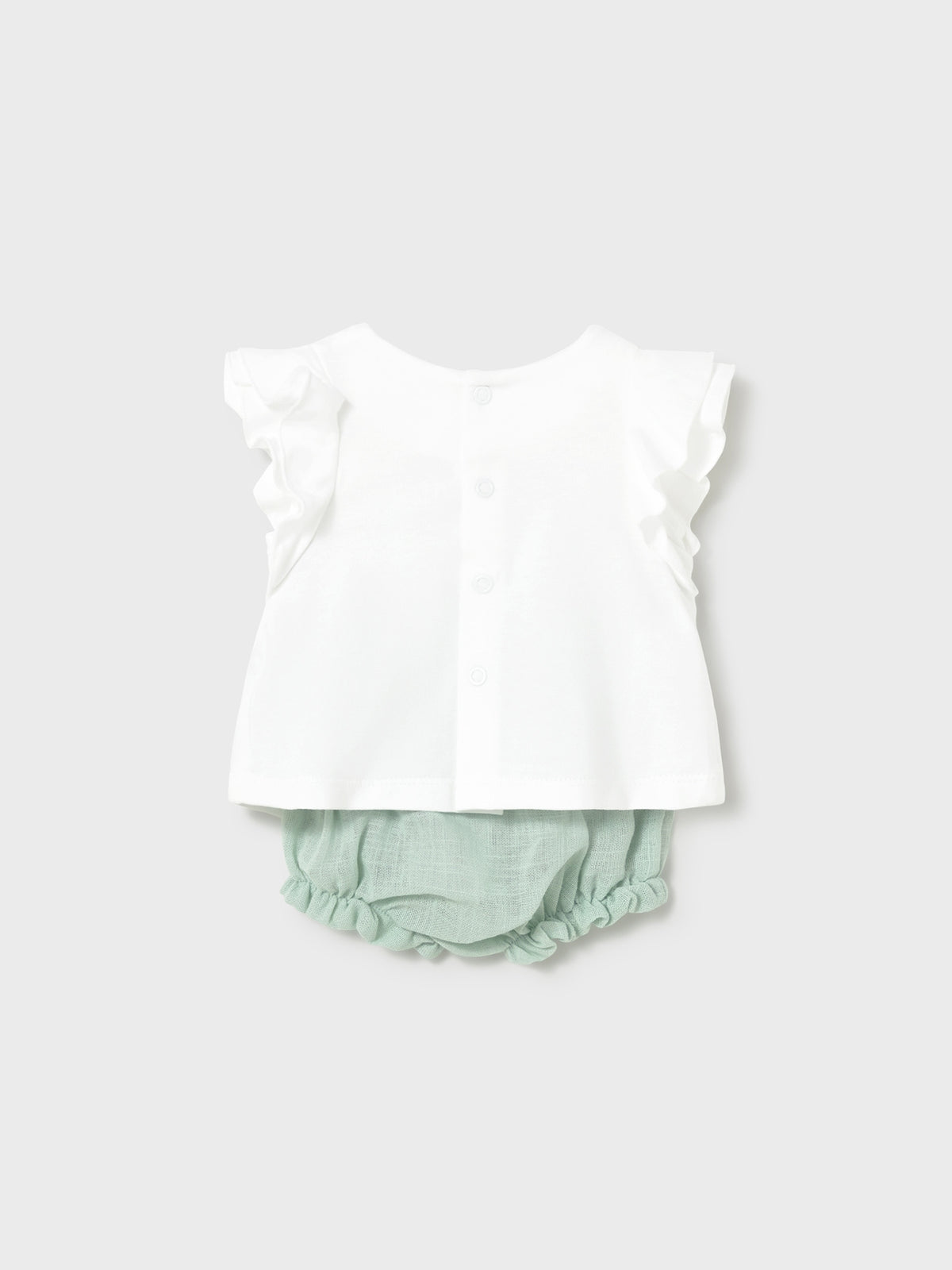 Conj. calção Aqua (Verde Água)  para Bebé Menina - Mayoral