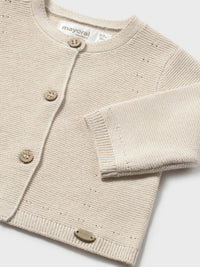 Casaco tricot Trigo (Bege)  para Bebé Menina - Mayoral