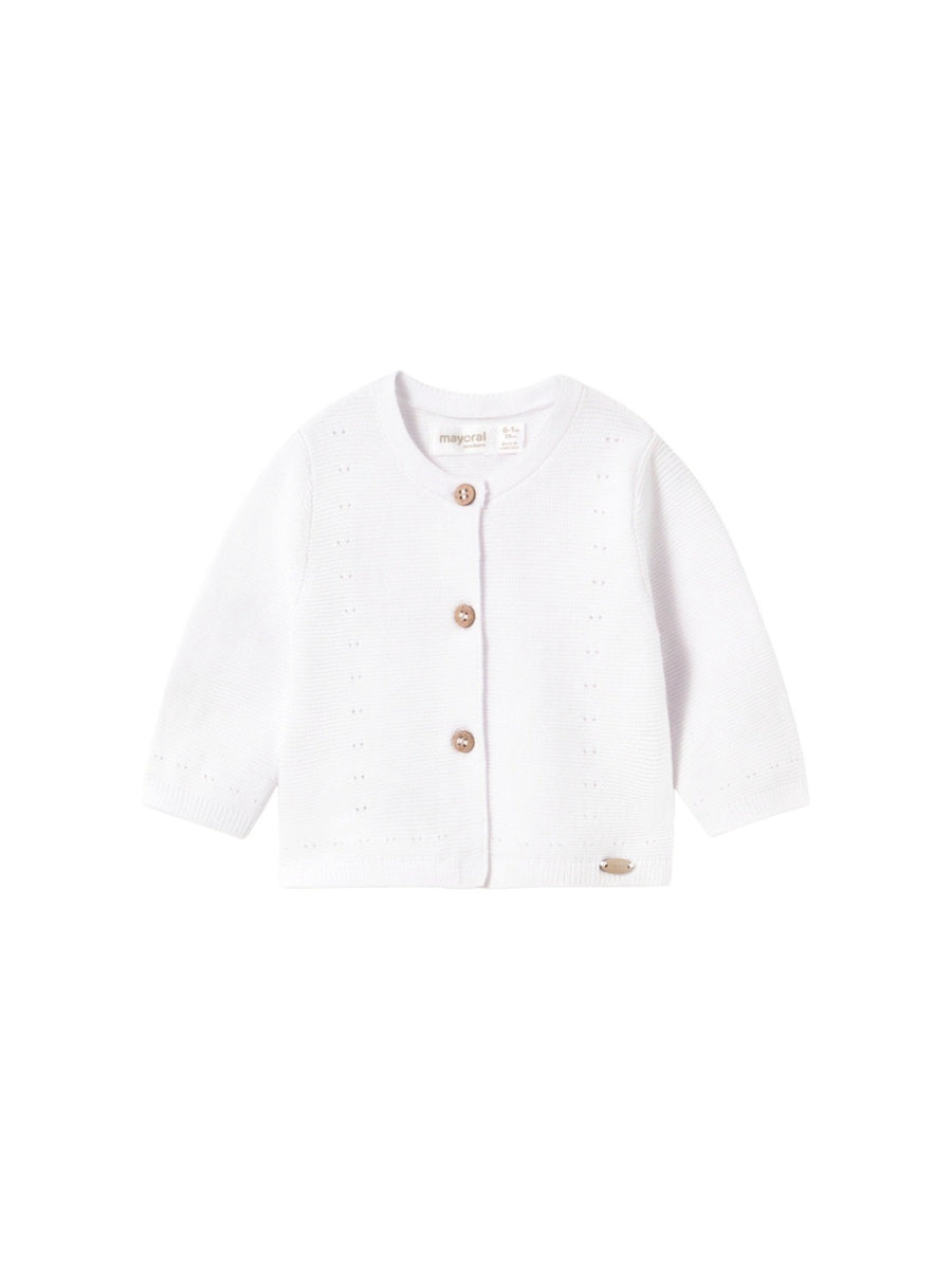 Casaco tricot Branco (Branco)  para Bebé Menina - Mayoral