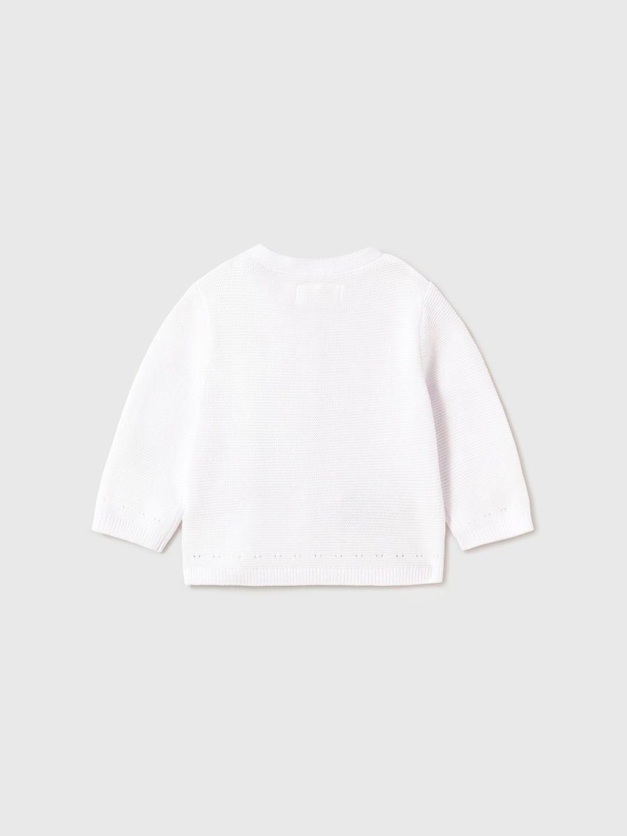 Casaco tricot Branco (Branco)  para Bebé Menina - Mayoral