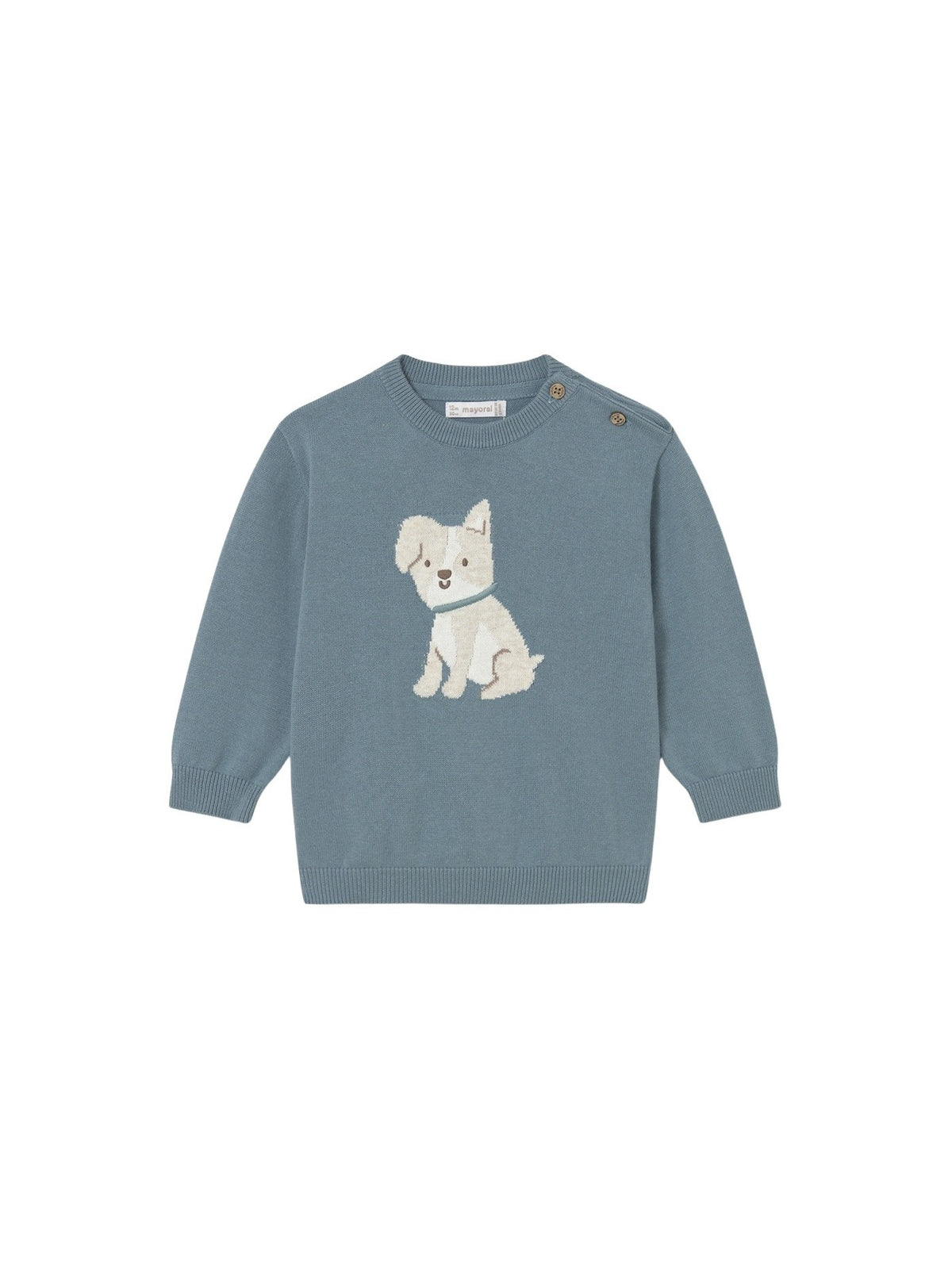 Jersey intarsia Azul jade (Verde Água)  para Bebé Menino - Mayoral