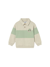Sweat gola tipo polo Canamo (Creme / Pérola)  para Bebé Menino - Mayoral