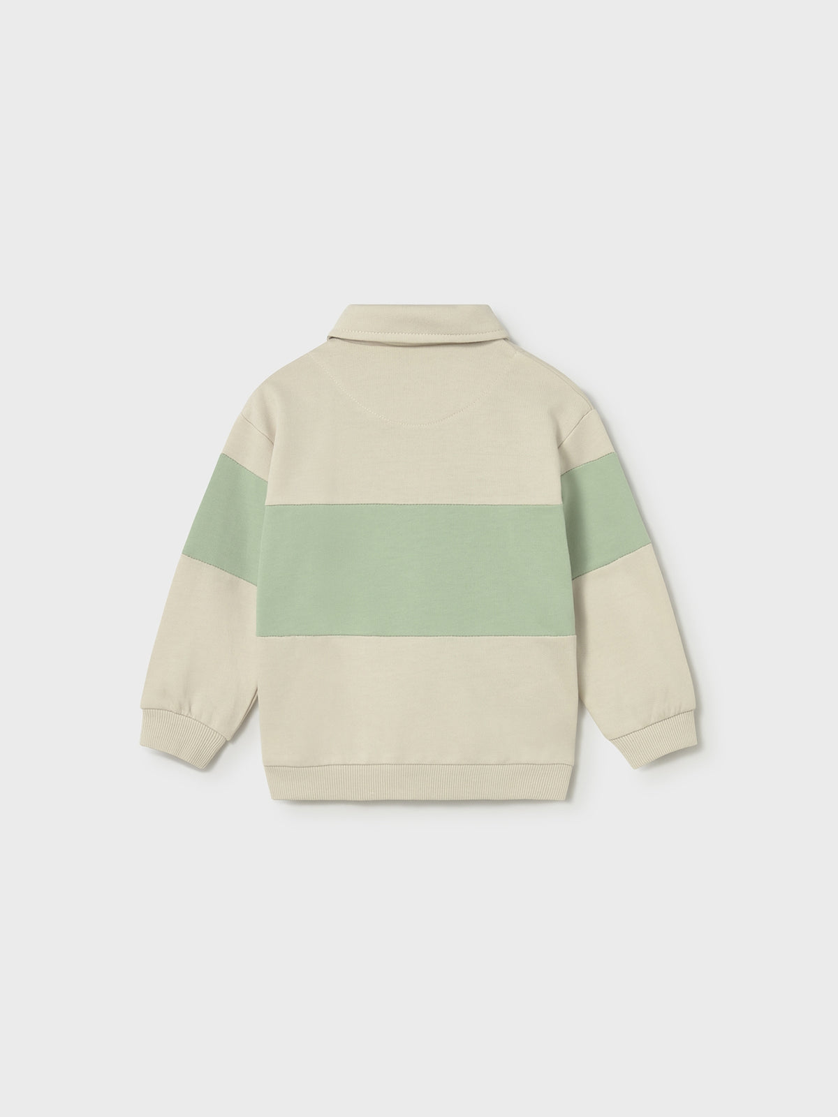 Sweat gola tipo polo Canamo (Creme / Pérola)  para Bebé Menino - Mayoral