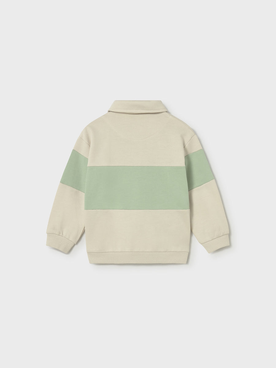 Sweat gola tipo polo Canamo (Creme / Pérola)  para Bebé Menino - Mayoral