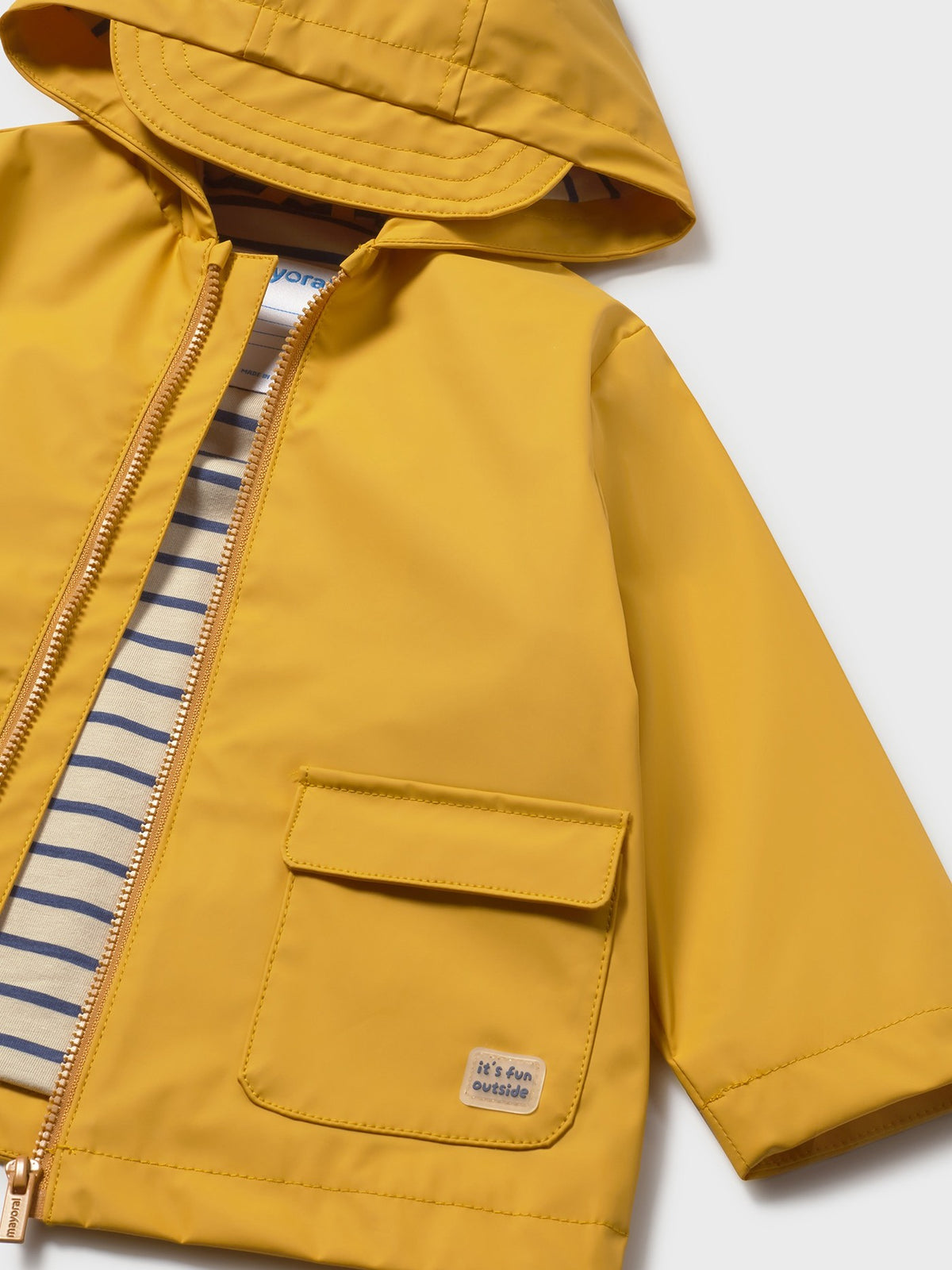 Capa de chuva Pêsego (Amarelo Ocre)  para Bebé Menino - Mayoral