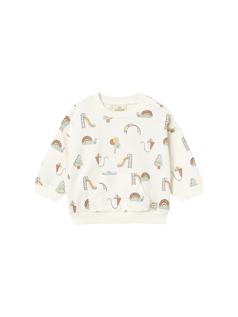 Sweat-shirt Arroz (Creme / Pérola)  para Bebé Menino - Mayoral