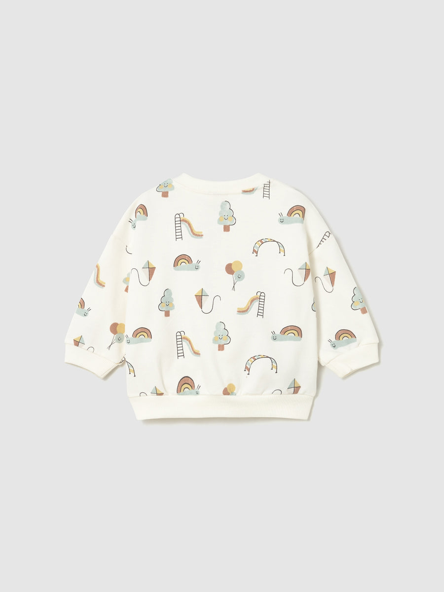 Sweat-shirt Arroz (Creme / Pérola)  para Bebé Menino - Mayoral