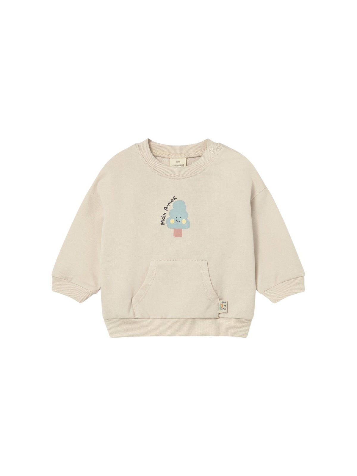 Sweat-shirt Amêndoa (Bege)  para Bebé Menino - Mayoral