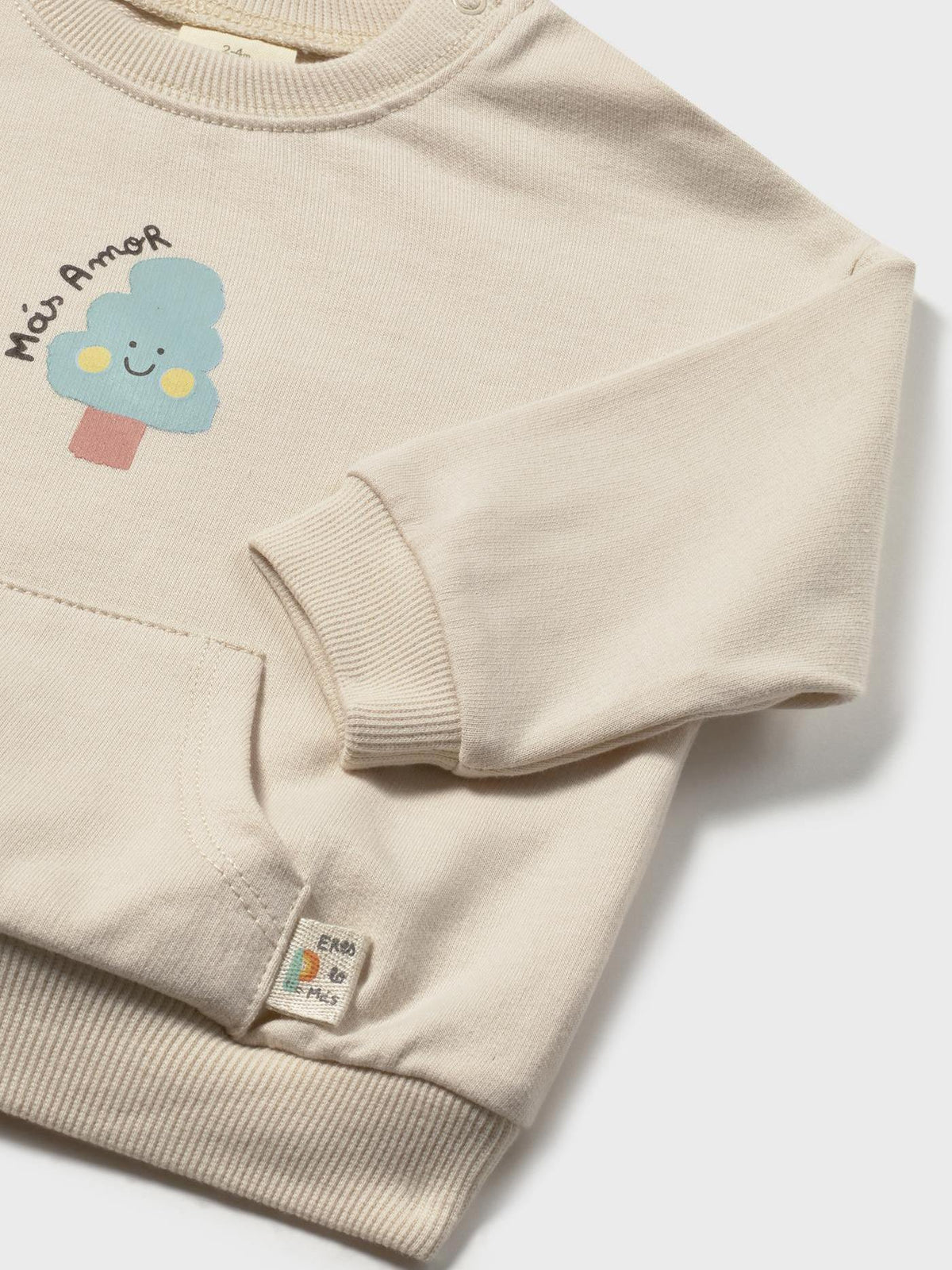 Sweat-shirt Amêndoa (Bege)  para Bebé Menino - Mayoral