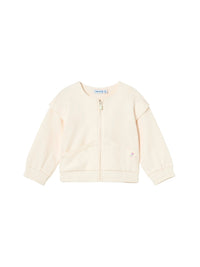 Casaco sport felpa Osso (Creme / Pérola)  para Bebé Menina - Mayoral