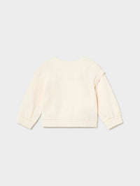 Casaco sport felpa Osso (Creme / Pérola)  para Bebé Menina - Mayoral