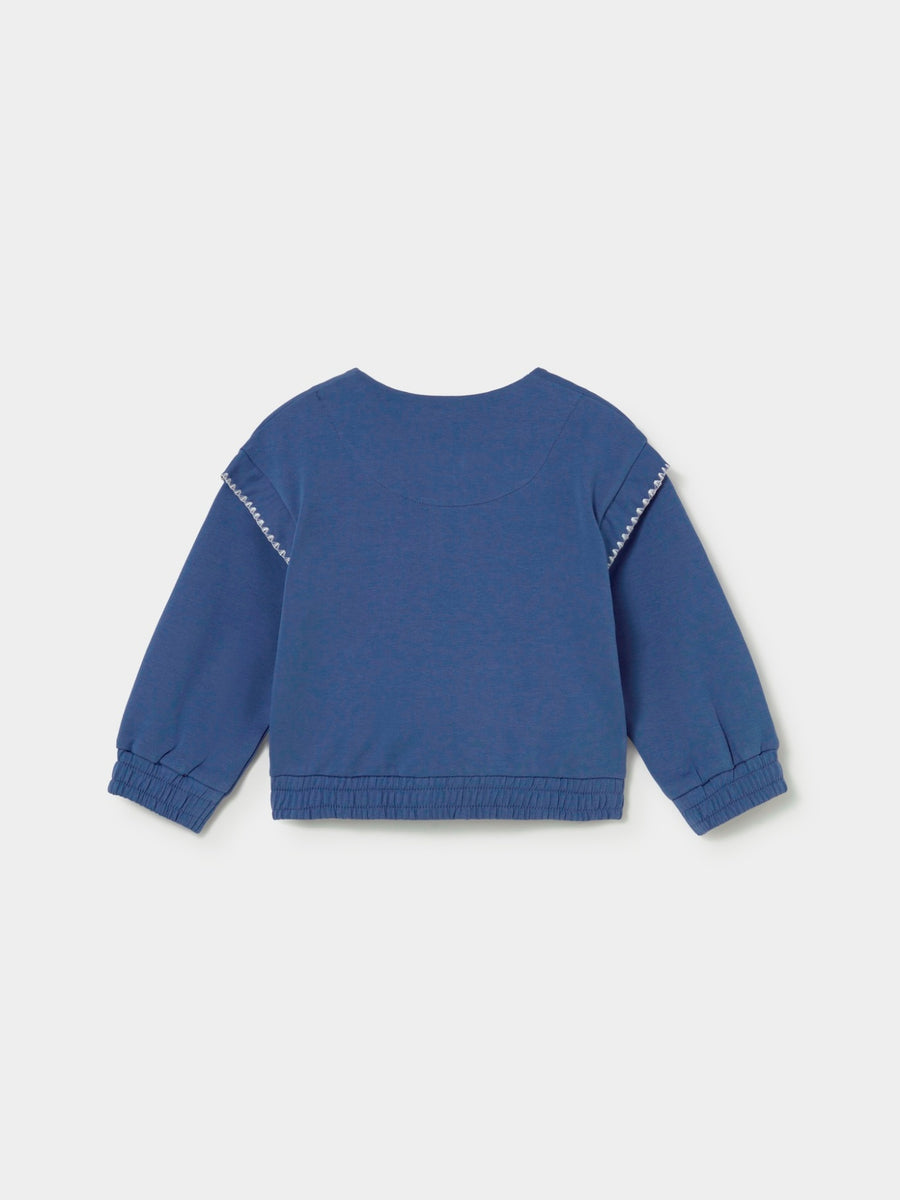Casaco sport felpa Porcelana (Azul)  para Bebé Menina - Mayoral