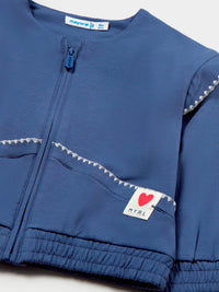 Casaco sport felpa Porcelana (Azul)  para Bebé Menina - Mayoral