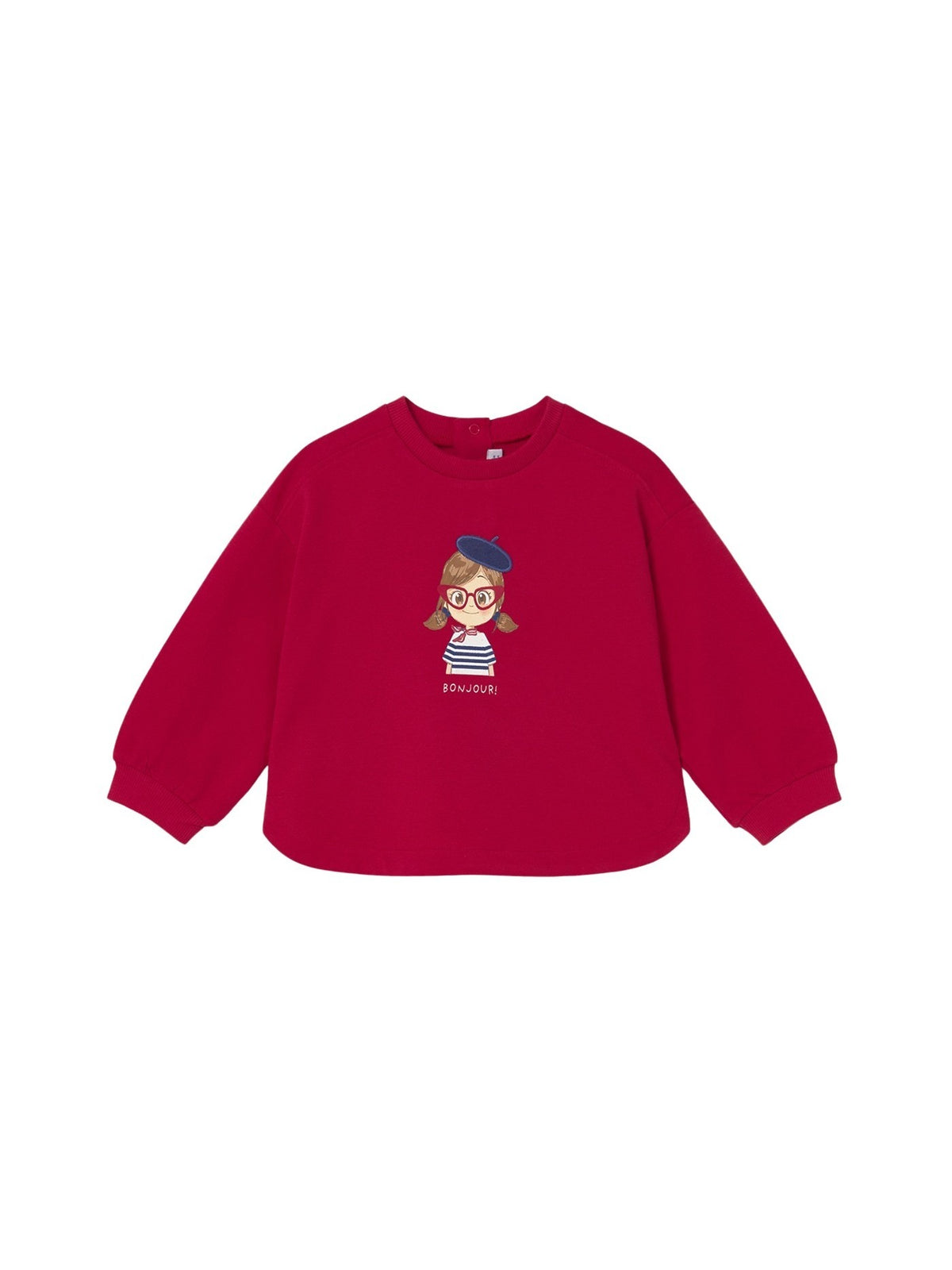 Sweat-shirt Vermelho (Vermelho)  para Bebé Menina - Mayoral