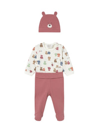 Conj. body / gorro Terracota (Tijolo)  para Bebé Menino - Mayoral