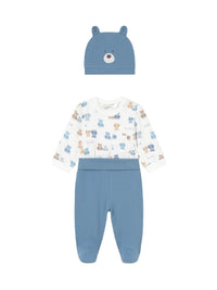 Conj. body / gorro Marea (Azul)  para Bebé Menino - Mayoral