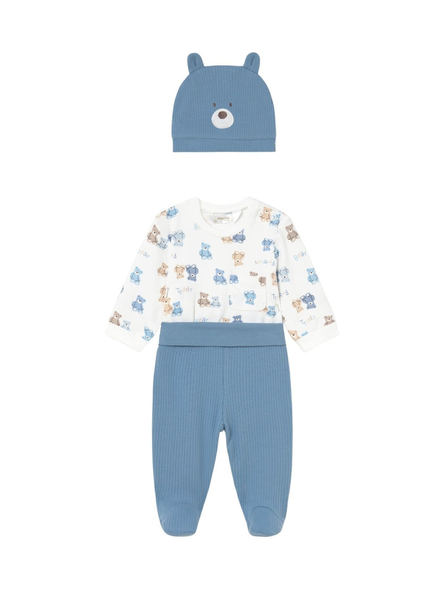 Conj. body / gorro Marea (Azul)  para Bebé Menino - Mayoral
