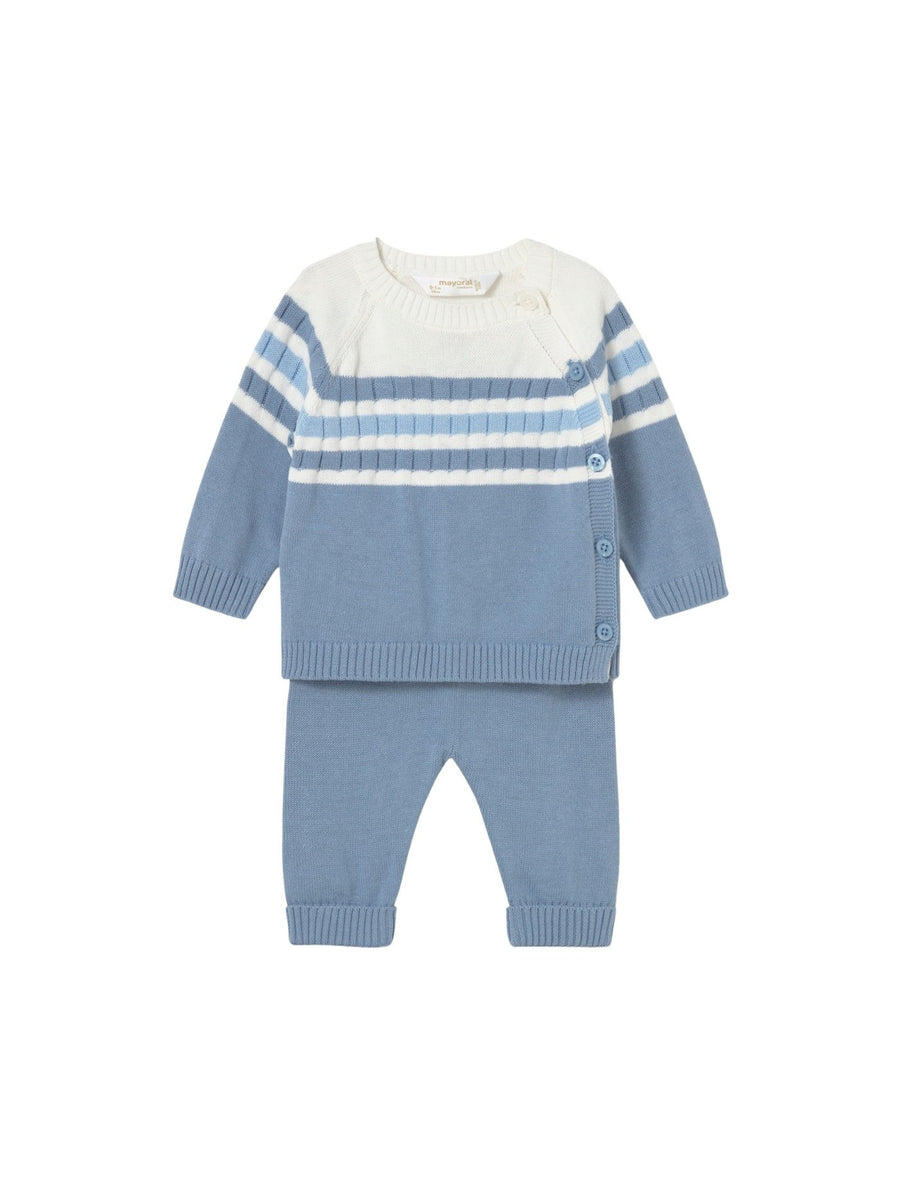 Conj. calça tricot Atlantis (Azul Céu)  para Bebé Menino - Mayoral