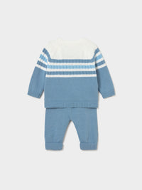 Conj. calça tricot Atlantis (Azul Céu)  para Bebé Menino - Mayoral