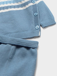Conj. calça tricot Atlantis (Azul Céu)  para Bebé Menino - Mayoral