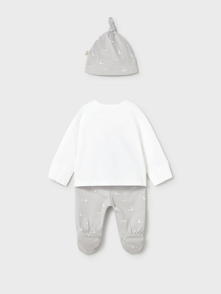 Set prenda conj. Gorro Prata (Cinza Claro)  para Bebé Menino - Mayoral
