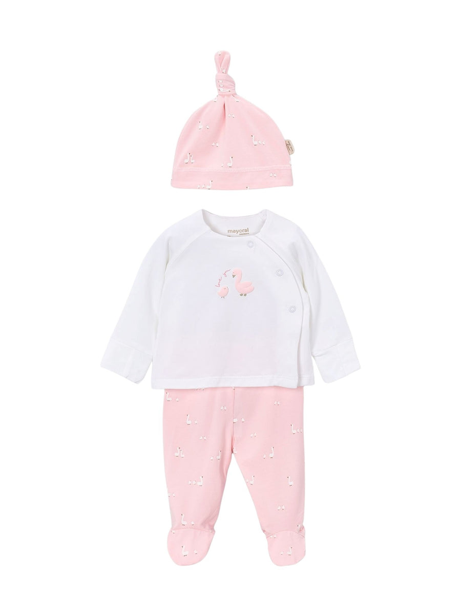 Set prenda conj. Gorro Rosa baby (Rosa Bébé)  para Bebé Menina - Mayoral