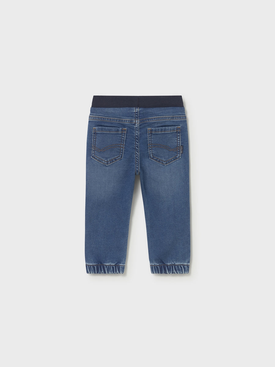 Calça soft denim jogger Base (Ganga)  para Bebé Menino - Mayoral
