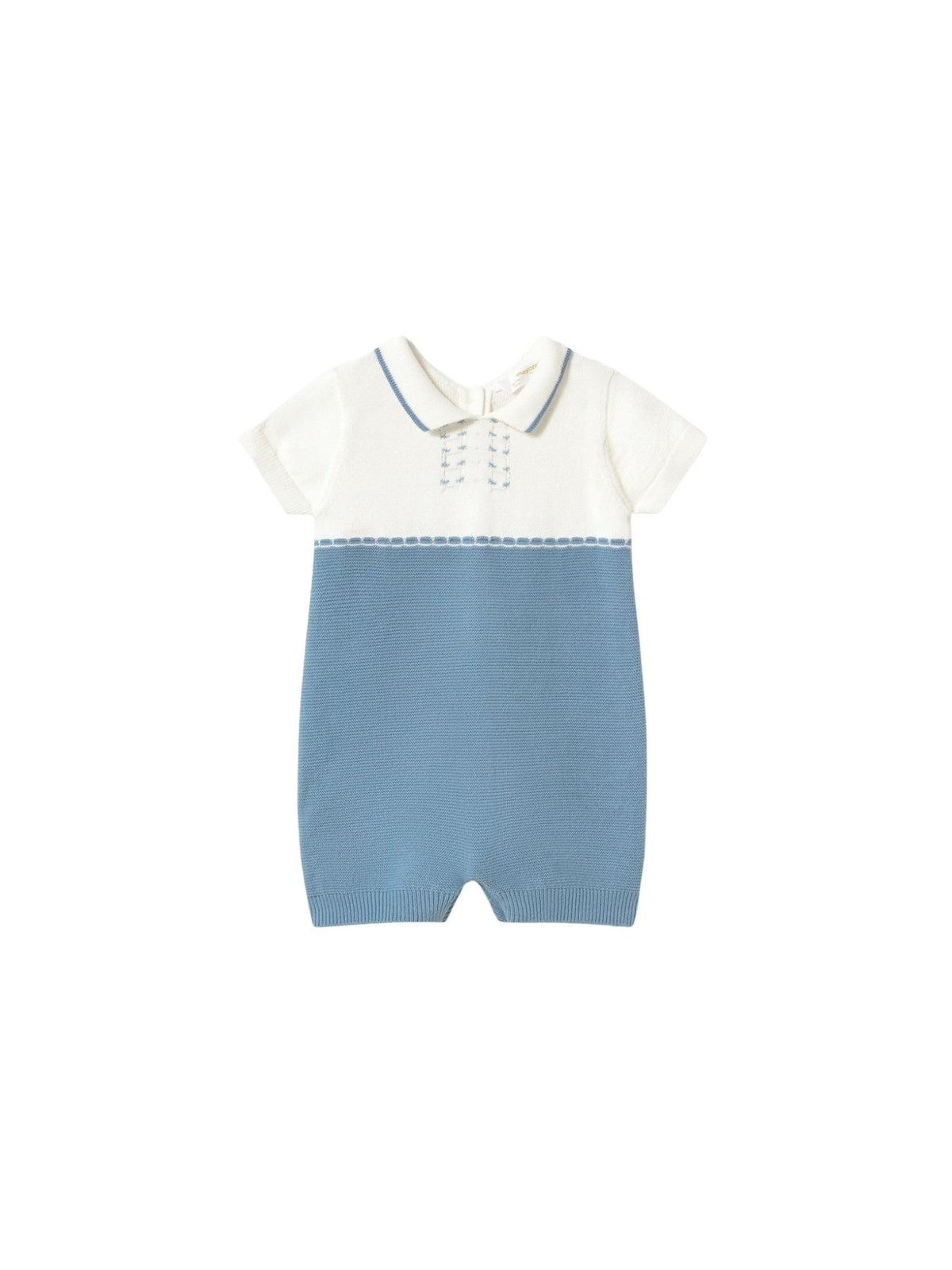 Babygrow tricô gola Atlantis (Azul Céu)  para Bebé Menino - Mayoral